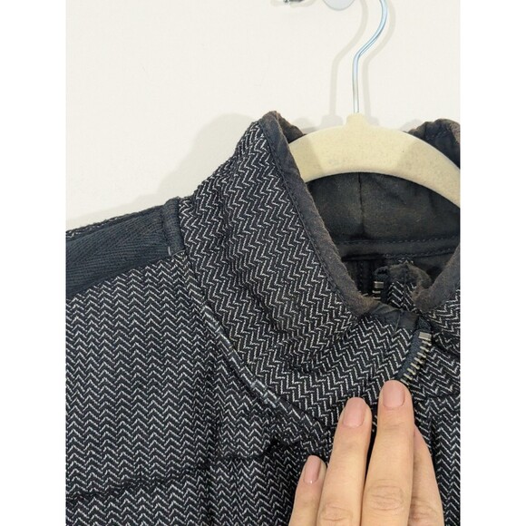 Nwot Free People Women's Black Dolman Quilted Knit Zip-Up Jacket Size Small - Picture 8 of 14